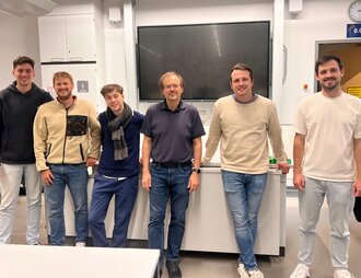 Lehrer mit Prof. Gollwitzer