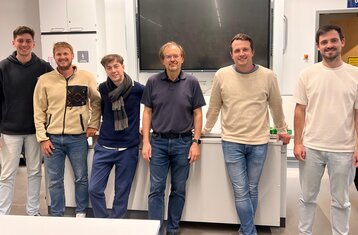 Lehrer mit Prof. Gollwitzer