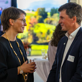 President and Dr Georg Hettich in conversation