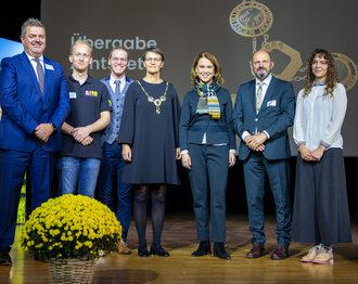 Group of people on the stage