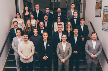 Gruppenbild der Studierenden