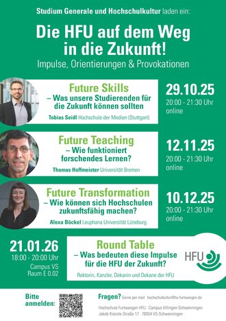 Event poster with dates