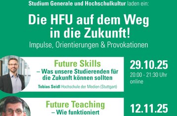 Das Plakat mit den Veranstaltungsterminen drauf