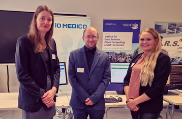 Dr. Nina Haug (iOMEDICO), Jan Stodt (HFU), Liane-Marina Meßmer (HFU)