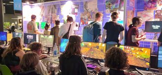 HFU-Studierende auf der gamescom