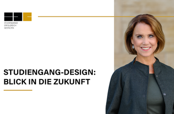Plakat der Kampagne SEG mit Wissenschaftsministerin Petra Olschowski