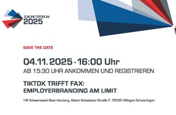 Illustration mit den Veranstaltungsdaten als Text