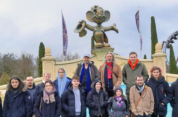 Studierende der HFU im Europapark