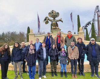 Studierende der HFU im Europapark