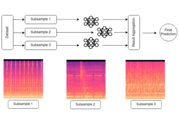Ensemble-Netzwerkstruktur mit Trainingsdaten
