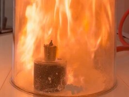 Staubexplosion im Labor