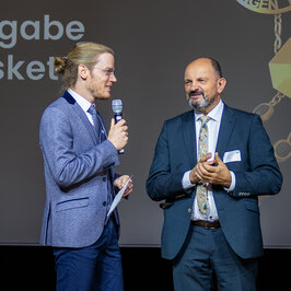 Prof. Dr. Enkler with the Mayor Josef Herdner 