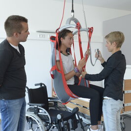 Hospital - patient in sling