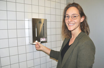 Photo of Project initiator and HFU student Melina Blum