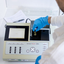 Photometer: Messung der Extinktion 