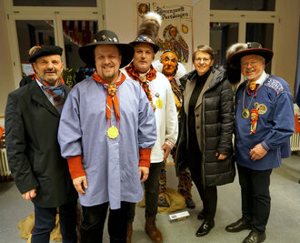 Those who opened the exhibition