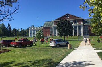 Blick auf den Campus